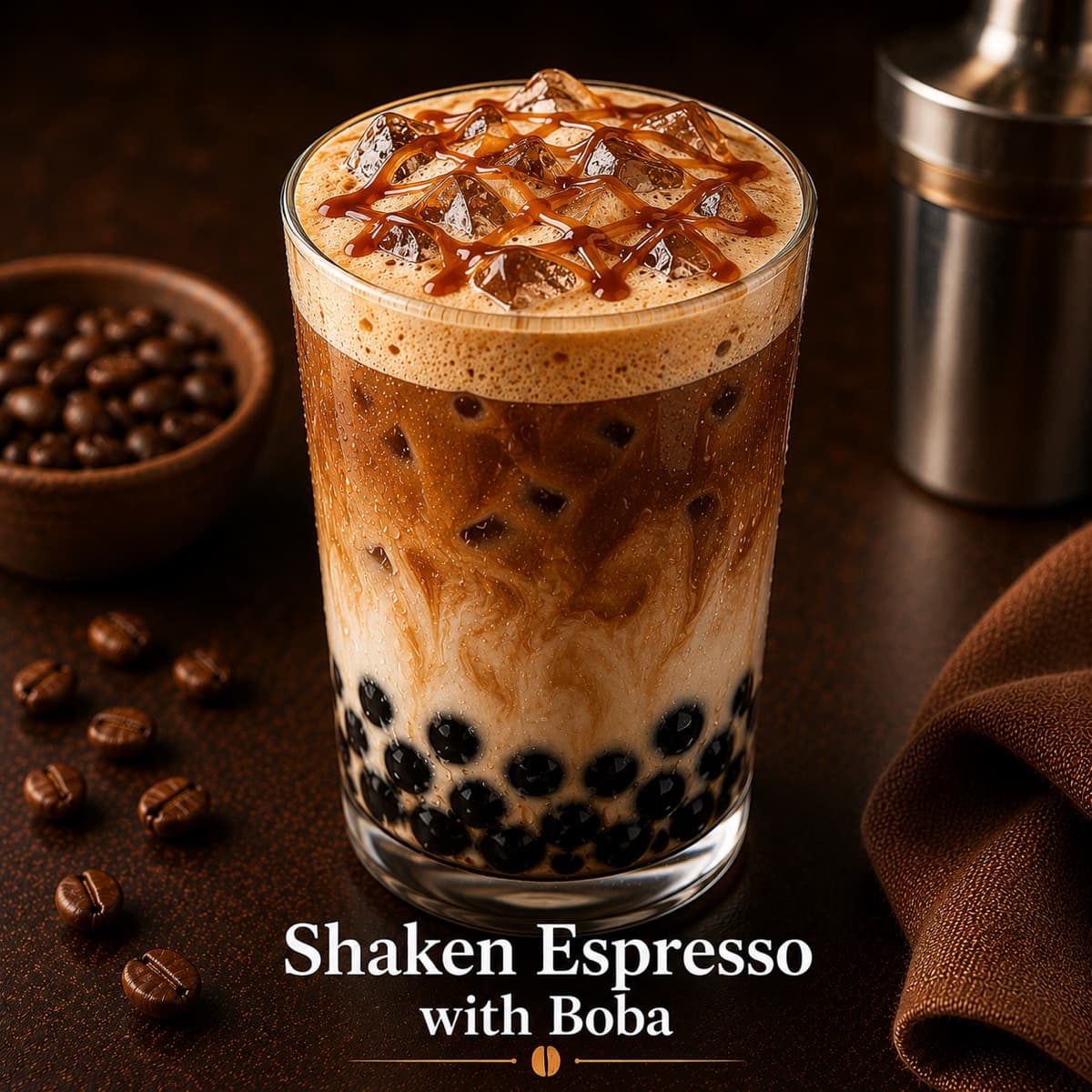 Shaken Espresso Boba from Café Delight in Parker, CO