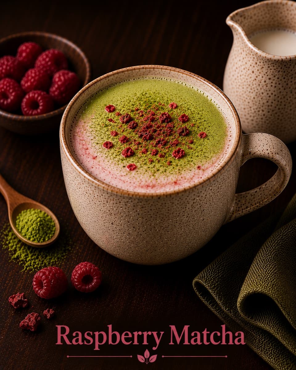 Raspberry Matcha from Café Delight in Parker, CO