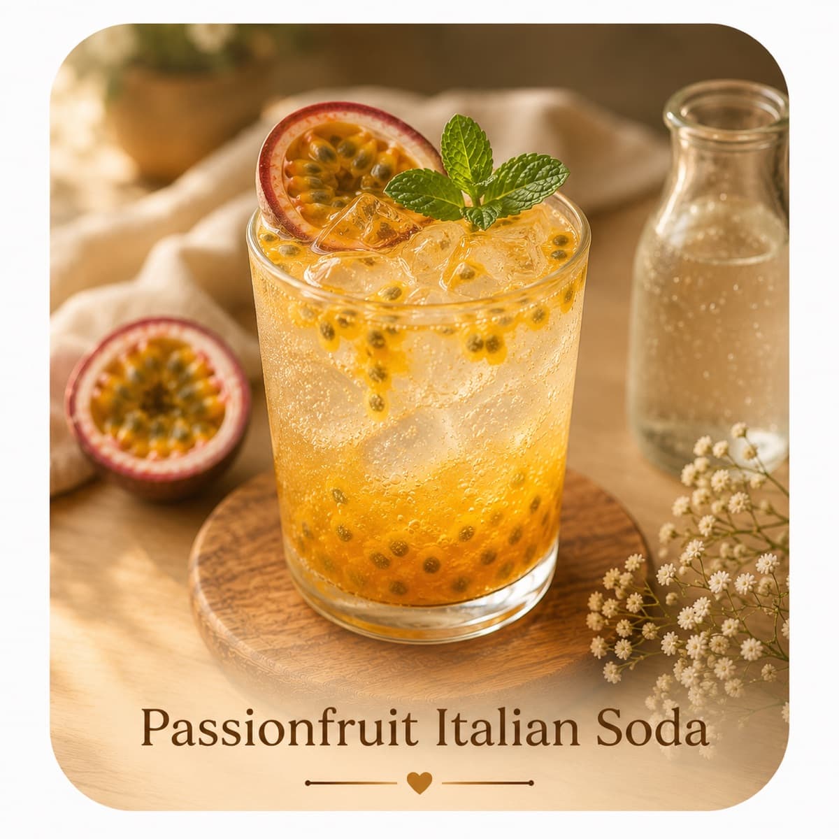Passionfruit Italian Soda from Café Delight in Parker, CO