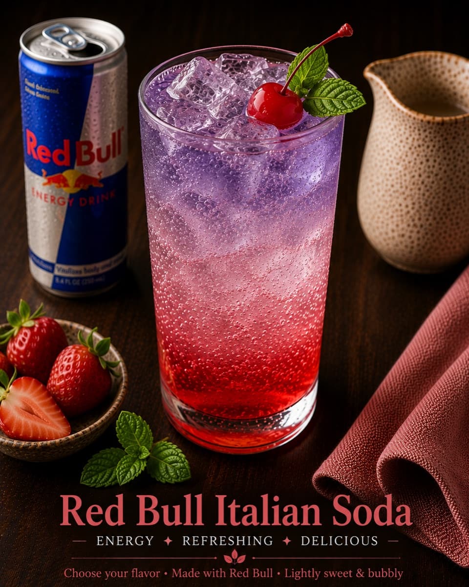 Red Bull Italian Soda