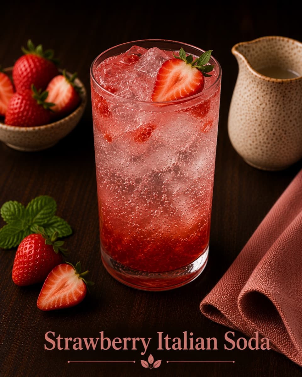 Strawberry Italian Soda from Café Delight in Parker, CO