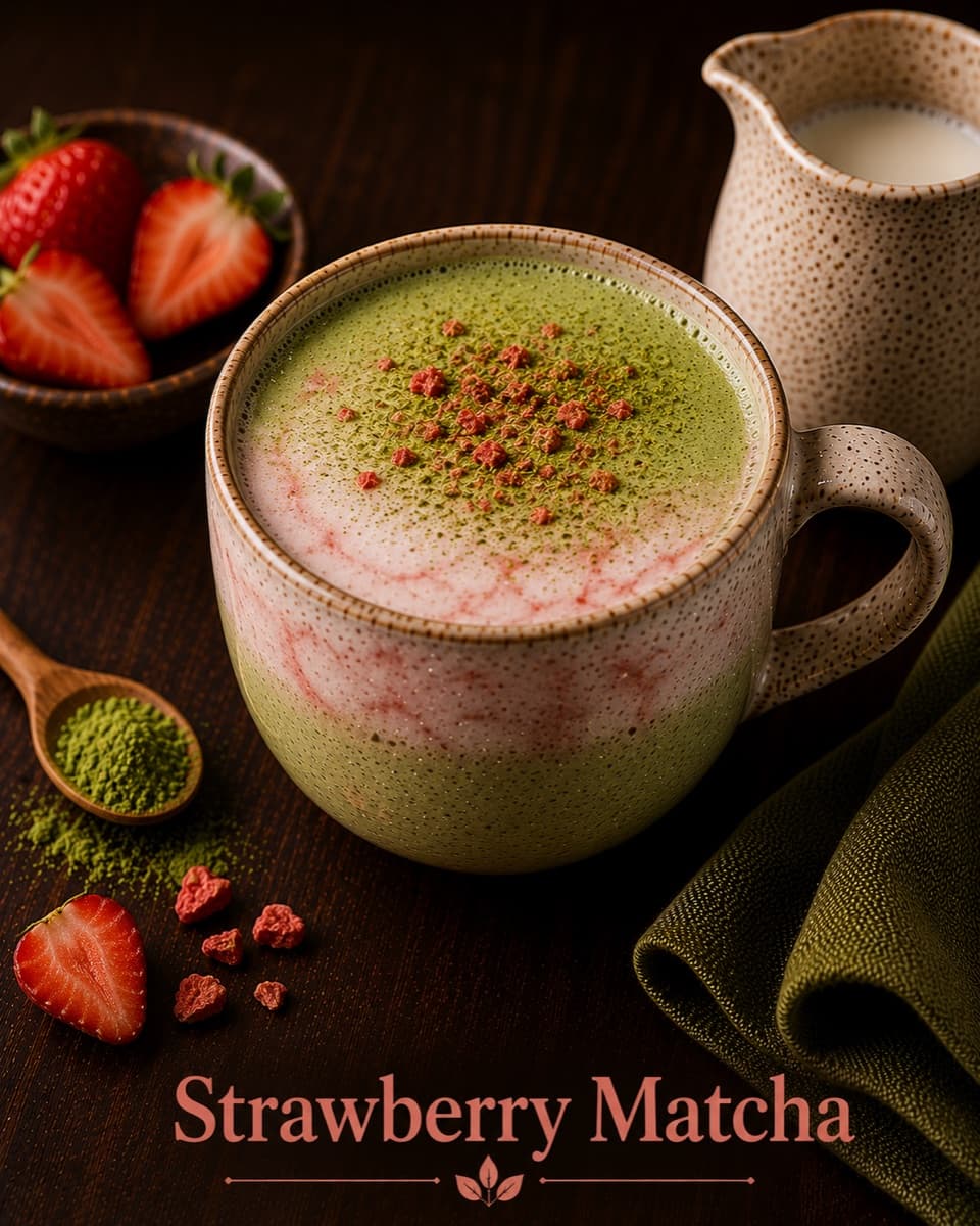 Strawberry Matcha from Café Delight in Parker, CO